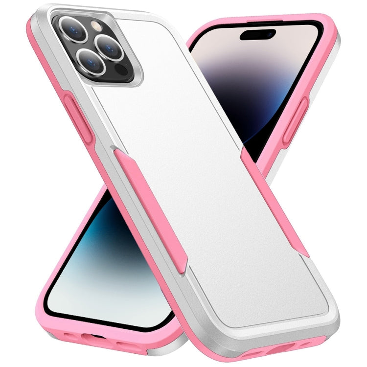 For iPhone 14 Pro Max Pioneer Armor Heavy Duty Shockproof Phone Case (White) - iPhone 14 Pro Max Cases by buy2fix | Online Shopping UK | buy2fix