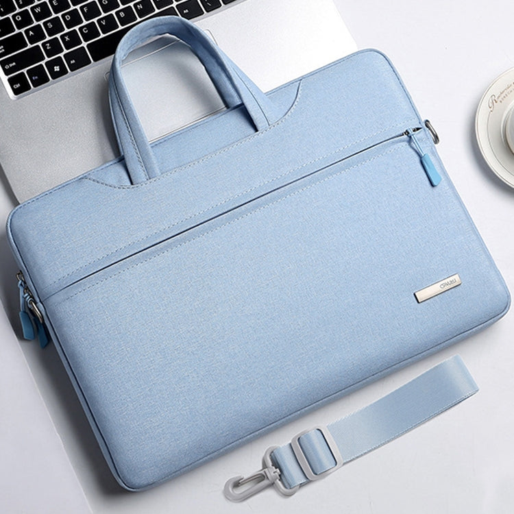 Handbag Laptop Bag Inner Bag with Shoulder Strap, Size:15.6 inch(Blue) by buy2fix