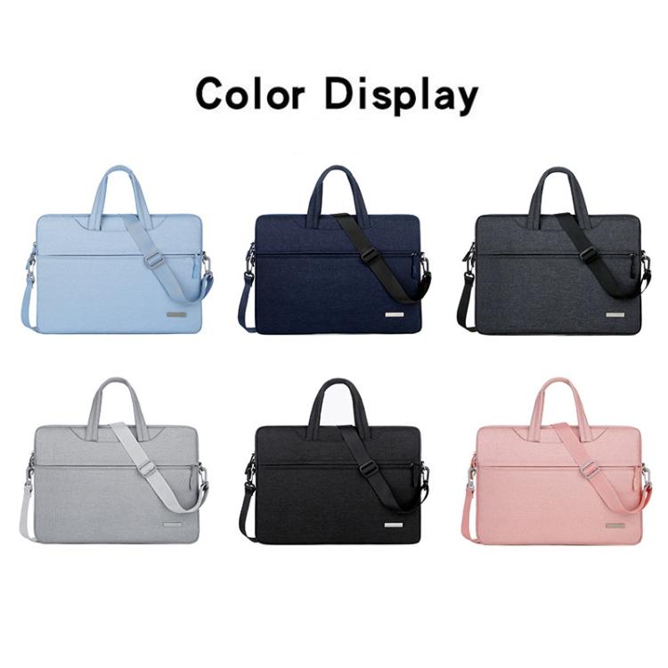 Handbag Laptop Bag Inner Bag with Shoulder Strap, Size:15.6 inch(Dark Blue) by buy2fix