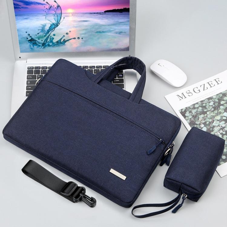 Handbag Laptop Bag Inner Bag with Shoulder Strap/Power Bag, Size:15.6 inch(Dark Blue) by buy2fix