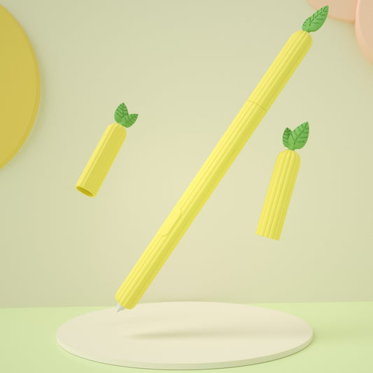 Fruit and Vegetable Shape Stylus Silicone Protective Case For Samsung Galaxy Tab S6(Small Pineapple) by buy2fix