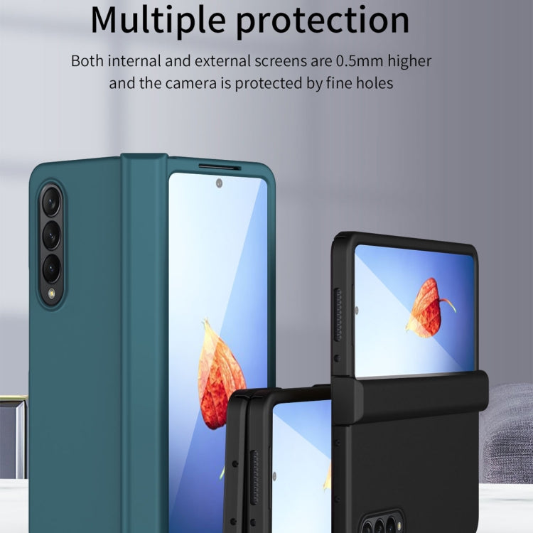 For Samsung Galaxy Z Fold4 Full Body Hinge Phone Case(Black) - Galaxy Phone Cases by buy2fix | Online Shopping UK | buy2fix