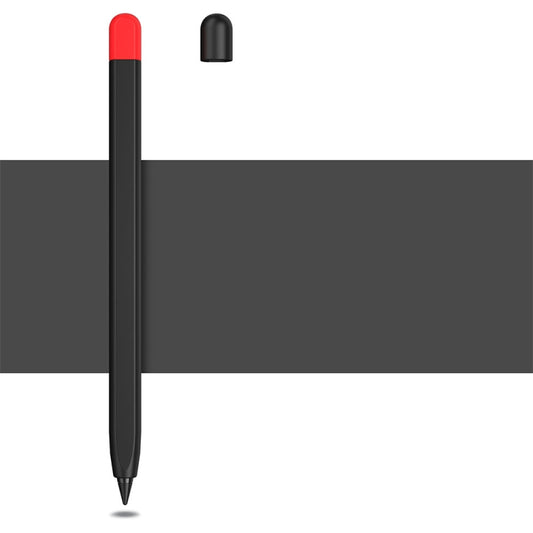 Contrasting Color Series Liquid Silicone Protective Case For Honor Magic Pencil 2(Black) - Pencil Accessories by buy2fix | Online Shopping UK | buy2fix