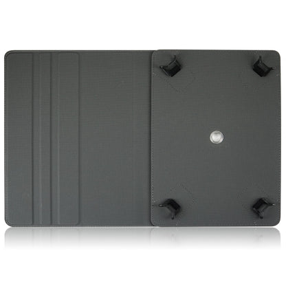 For 10 inch Cloth Texture 360 Rotation Horizontal Flip Universal Tablet PC Leather Case with Pen Slot(Blue) - 10 - 11 inch by buy2fix | Online Shopping UK | buy2fix