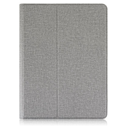 For 10 inch Cloth Texture 360 Rotation Horizontal Flip Universal Tablet PC Leather Case with Pen Slot(Grey) - 10 - 11 inch by buy2fix | Online Shopping UK | buy2fix