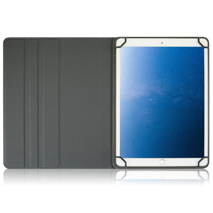 For 10 inch Cloth Texture 360 Rotation Horizontal Flip Universal Tablet PC Leather Case with Pen Slot(Grey) - 10 - 11 inch by buy2fix | Online Shopping UK | buy2fix
