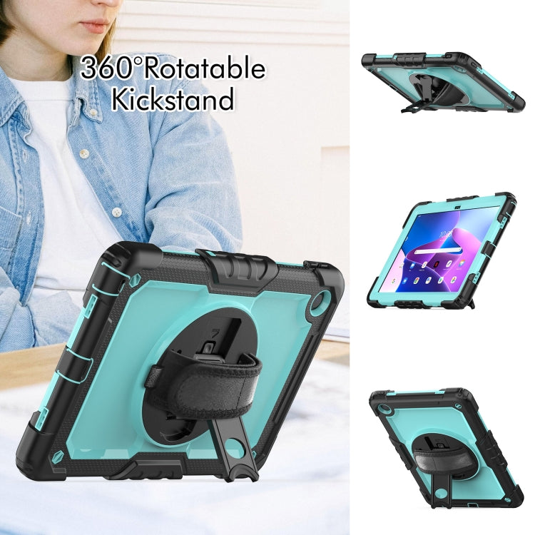 For Lenovo Tab M10 Plus 10.6 3rd Gen 2022 Silicone + PC Tablet Case(Light Blue + Black) - Lenovo by buy2fix | Online Shopping UK | buy2fix