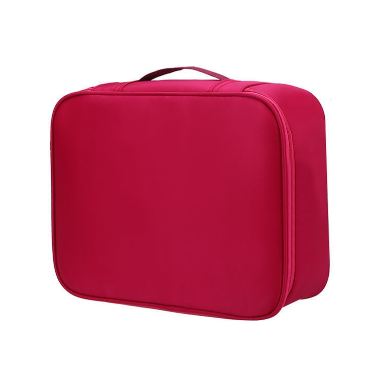 Multifunctional Thickened Large-capacity Document Storage Bag, Specification:Single Layer(Wine Red) by buy2fix