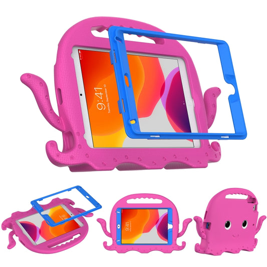 Octopus EVA Shockproof Tablet Case with Screen Film & Shoulder Strap For iPad mini 5 / 4 / 3 / 2 / 1(Rose Red) - iPad mini (2019) / mini 5 Cases by buy2fix | Online Shopping UK | buy2fix