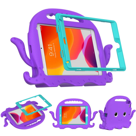 Octopus EVA Shockproof Tablet Case with Screen Film & Shoulder Strap For iPad mini 5 / 4 / 3 / 2 / 1(Purple) - iPad mini (2019) / mini 5 Cases by buy2fix | Online Shopping UK | buy2fix