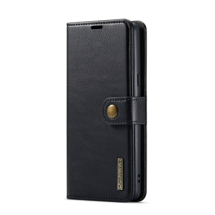 For Google Pixel 7 DG.MING Crazy Horse Texture Detachable Magnetic Leather Phone Case(Black) - Google Cases by DG.MING | Online Shopping UK | buy2fix