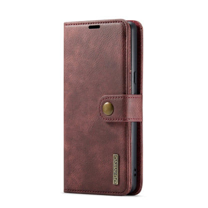 For Google Pixel 7 DG.MING Crazy Horse Texture Detachable Magnetic Leather Phone Case(Red) - Google Cases by DG.MING | Online Shopping UK | buy2fix