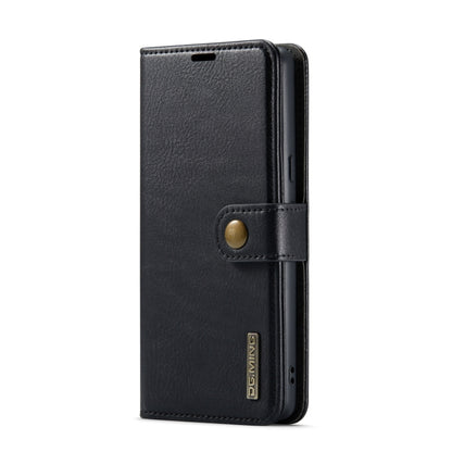 For Google Pixel 7 Pro DG.MING Crazy Horse Texture Detachable Magnetic Leather Phone Case(Black) - Google Cases by DG.MING | Online Shopping UK | buy2fix