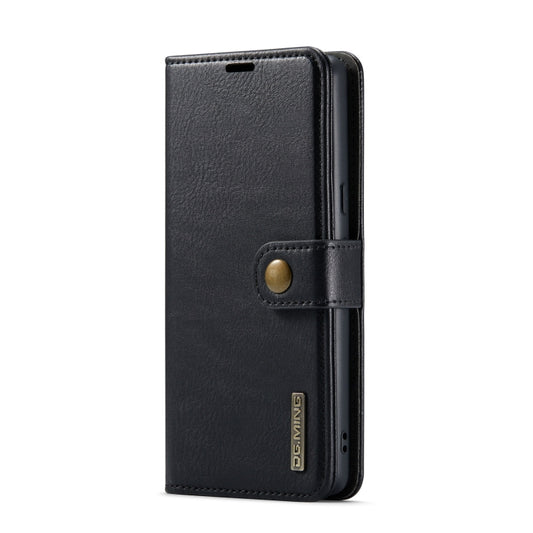 For Google Pixel 7 Pro DG.MING Crazy Horse Texture Detachable Magnetic Leather Phone Case(Black) - Google Cases by DG.MING | Online Shopping UK | buy2fix