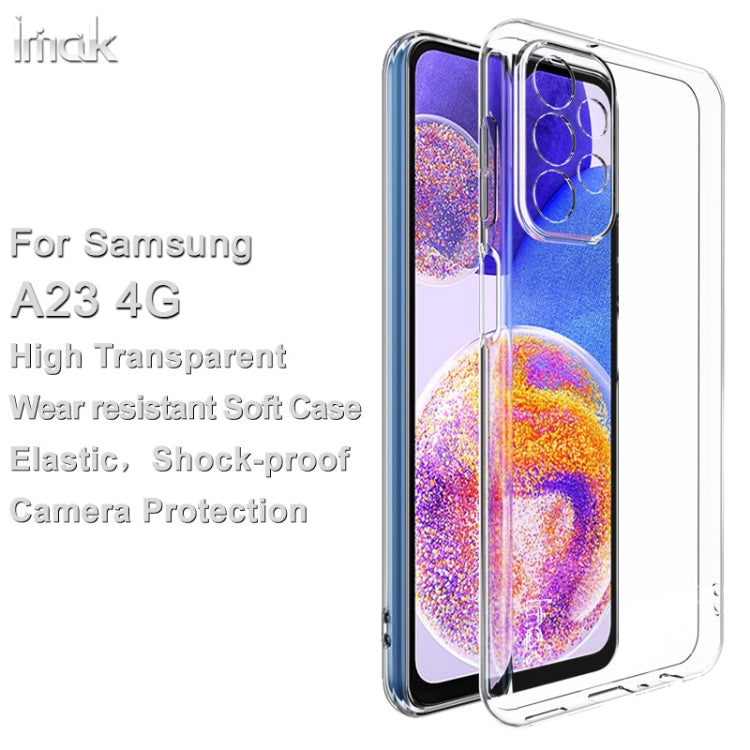 For Samsung Galaxy A23 4G IMAK UX-5 Series Claer TPU Phone Case(Transparent) by imak
