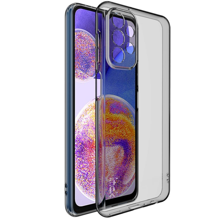 For Samsung Galaxy A23 4G IMAK UX-5 Series Claer TPU Phone Case(Transparent Black) by imak