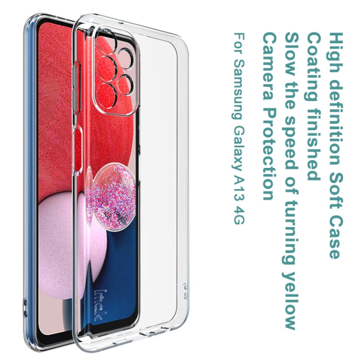 For Samsung Galaxy A13 4G IMAK UX-10 Series Transparent Shockproof TPU Phone Case(Transparent) by imak