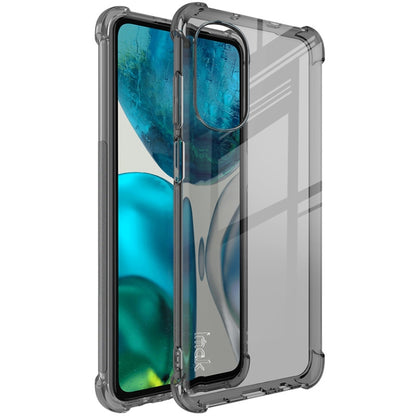 For Motorolo Moto G52 4G / G82 5G IMAK All-inclusive Shockproof Airbag TPU Case with Screen Protector (Transparent Black) by imak