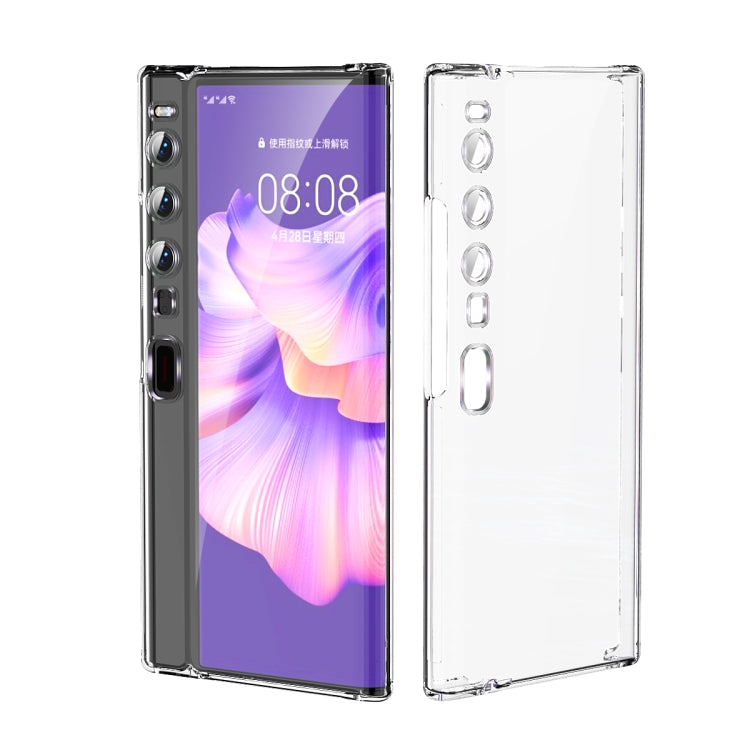 For Huawei Mate Xs 2 TPU Electroplating Full Coverage Protective Phone Case(Transparent) - Huawei Cases by buy2fix | Online Shopping UK | buy2fix