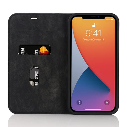 For iPhone 12 mini Wireless Charging Magsafe Leather Phone Case (Black) by buy2fix