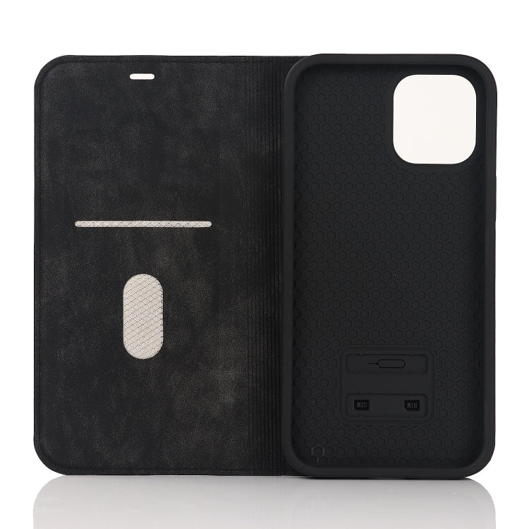 For iPhone 12 mini Wireless Charging Magsafe Leather Phone Case (Black) by buy2fix