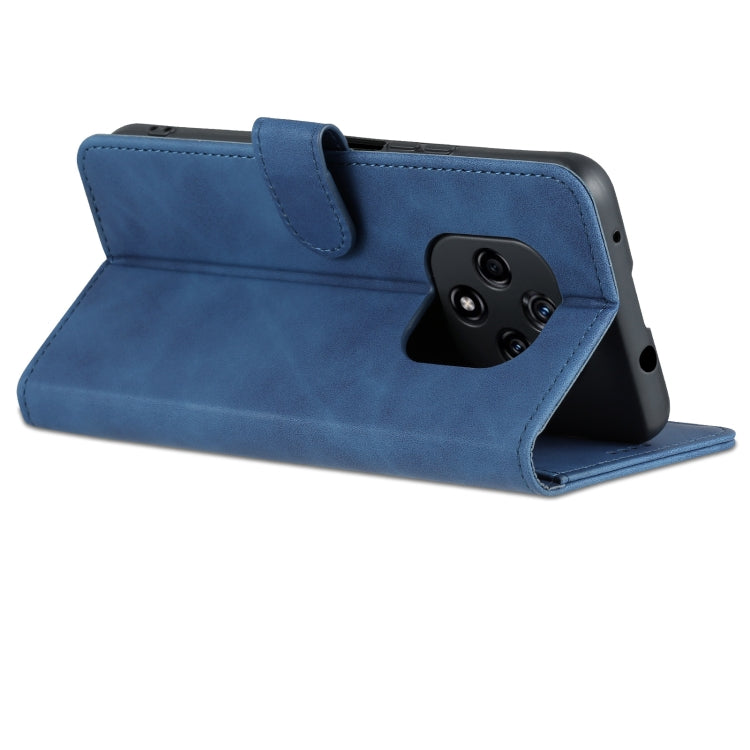 For Huawei Nova 9Z/Enjoy 50 Plus AZNS Skin Feel Calf Texture Flip Leather Phone Case(Blue) - Huawei Cases by AZNS | Online Shopping UK | buy2fix