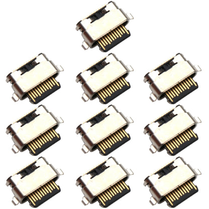 For Samsung Galaxy A03 10pcs Charging Port Connector - Tail Connector by buy2fix | Online Shopping UK | buy2fix