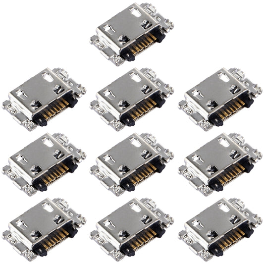 For Samsung Galaxy J4 Core 10pcs Charging Port Connector - Tail Connector by buy2fix | Online Shopping UK | buy2fix