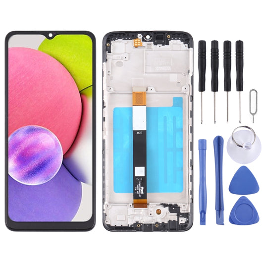 OEM LCD Screen For Samsung Galaxy A03s SM-A037U US Edition Digitizer Full Assembly with Frame - LCD Screen by buy2fix | Online Shopping UK | buy2fix