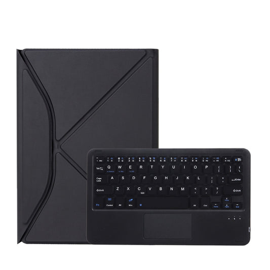 Z102B-A Pen Slot Touchpad Bluetooth Keyboard Leather Tablet Case For iPad 10.2 2021/2020/2019(Black) by buy2fix