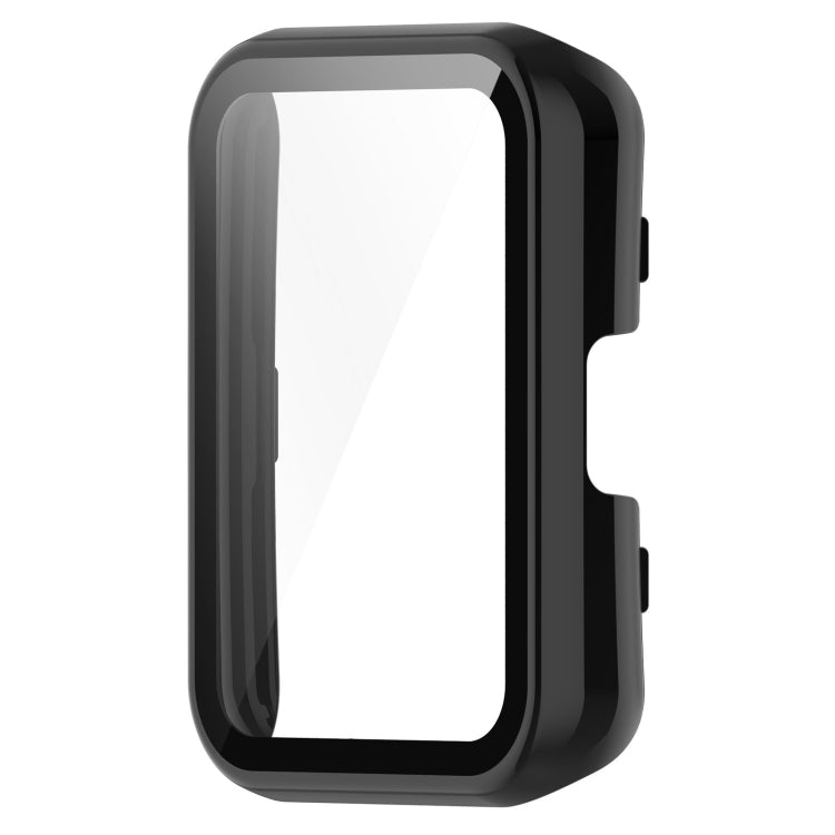 For Huawei Watch Fit 2 / Fit 2 Active PC + Tempered Glass Integrated Watch Case(Black) by buy2fix