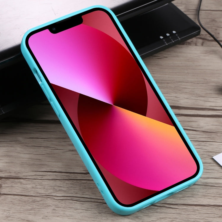 For iPhone 14 Acrylic + TPU Magsafe Magnetic Phone Case (Sky Blue) by buy2fix