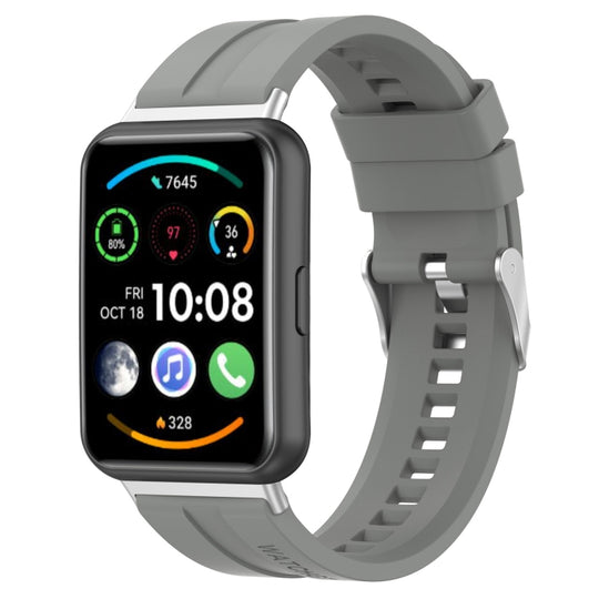 For Huawei Watch Fit 2 Tire Tread Watch Band(Grey)