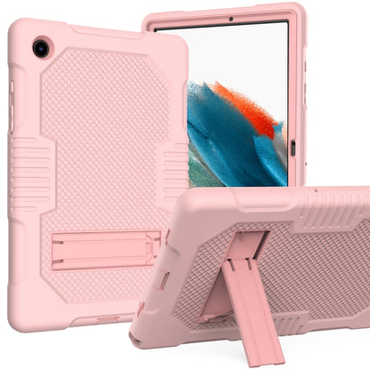 For Samsung Galaxy Tab A8 10.5 2021 X200 Contrast Color Robot Shockproof Silicone + PC Tablet Case(Rose Gold) - Other Galaxy Tab PC by buy2fix | Online Shopping UK | buy2fix