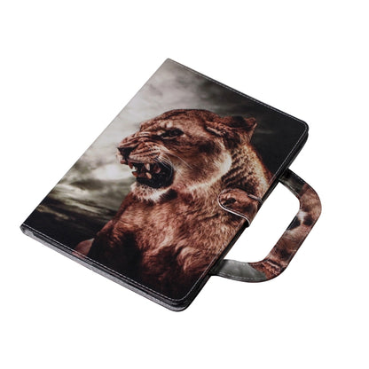 For iPad 11 (2020) 3D Colored Drawing Horizontal Flip Leather Tablet Case with Holder & Card Slot & Wallet & Handle(Lion) - iPad Pro 11 (2020) Cases by buy2fix | Online Shopping UK | buy2fix