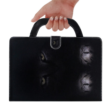 For iPad 11 (2020) 3D Colored Drawing Horizontal Flip Leather Tablet Case with Holder & Card Slot & Wallet & Handle(Mysterious Cat) - iPad Pro 11 (2020) Cases by buy2fix | Online Shopping UK | buy2fix