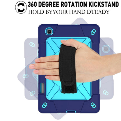 For Samsung Galaxy Tab S6 Lite P610 Contrast Color Robot Silicone + PC Tablet Case(Navy Blue) - Tab S6 Lite P610 / P615 by buy2fix | Online Shopping UK | buy2fix