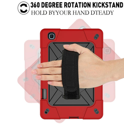 For Samsung Galaxy Tab S6 Lite P610 Contrast Color Robot Silicone + PC Tablet Case(Red Black) - Tab S6 Lite P610 / P615 by buy2fix | Online Shopping UK | buy2fix