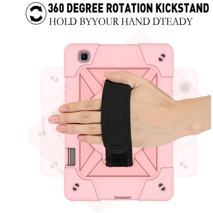 For Samsung Galaxy Tab S6 Lite P610 Contrast Color Robot Silicone + PC Tablet Case(Rose Gold) - Tab S6 Lite P610 / P615 by buy2fix | Online Shopping UK | buy2fix