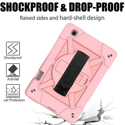 For Samsung Galaxy Tab S6 Lite P610 Contrast Color Robot Silicone + PC Tablet Case(Rose Gold) - Tab S6 Lite P610 / P615 by buy2fix | Online Shopping UK | buy2fix