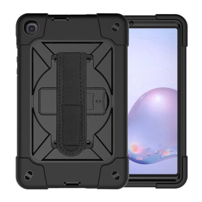 For Samsung Galaxy Tab A 8.4 T307 Contrast Color Robot Silicone + PC Tablet Case(Black) - Tab A 8.4 (2020) by buy2fix | Online Shopping UK | buy2fix