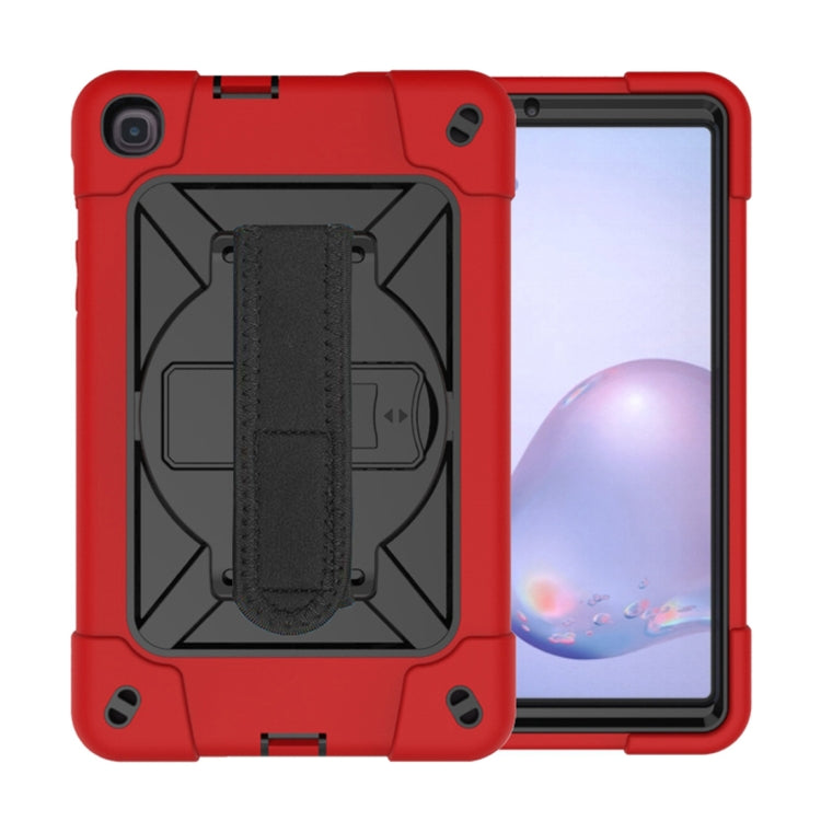 For Samsung Galaxy Tab A 8.4 T307 Contrast Color Robot Silicone + PC Tablet Case(Red Black) - Tab A 8.4 (2020) by buy2fix | Online Shopping UK | buy2fix