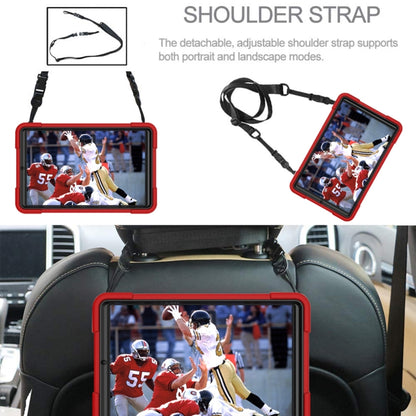 For Samsung Galaxy Tab A 8.4 T307 Contrast Color Robot Silicone + PC Tablet Case(Red Black) - Tab A 8.4 (2020) by buy2fix | Online Shopping UK | buy2fix