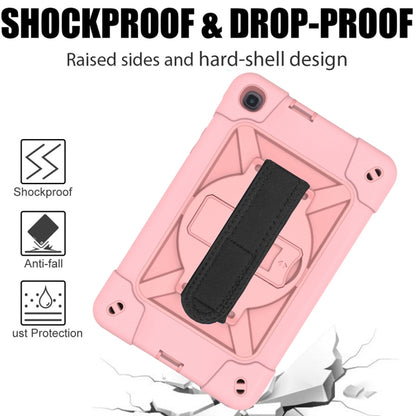 For Samsung Galaxy Tab A 8.4 T307 Contrast Color Robot Silicone + PC Tablet Case(Rose Gold) - Tab A 8.4 (2020) by buy2fix | Online Shopping UK | buy2fix