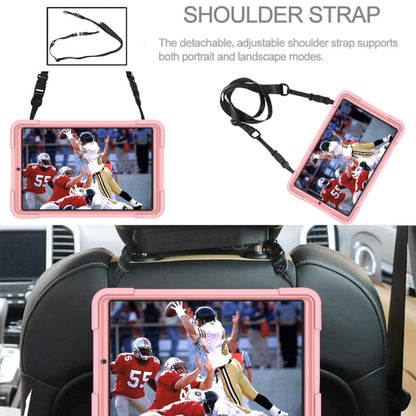 For Samsung Galaxy Tab A 8.4 T307 Contrast Color Robot Silicone + PC Tablet Case(Rose Gold) - Tab A 8.4 (2020) by buy2fix | Online Shopping UK | buy2fix