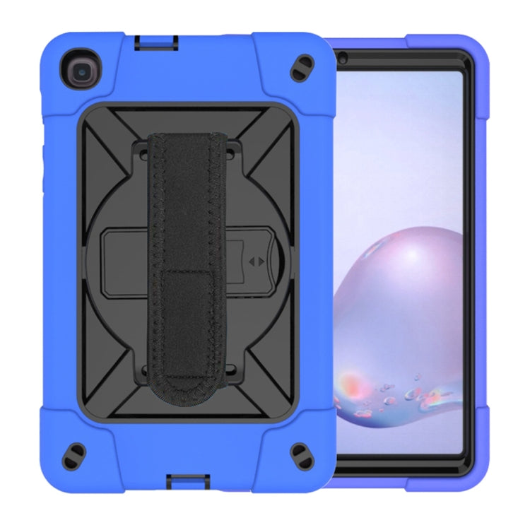 For Samsung Galaxy Tab A 8.4 T307 Contrast Color Robot Silicone + PC Tablet Case(Dark Blue Black) - Tab A 8.4 (2020) by buy2fix | Online Shopping UK | buy2fix