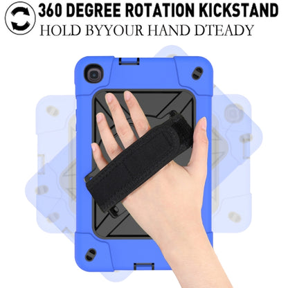 For Samsung Galaxy Tab A 8.4 T307 Contrast Color Robot Silicone + PC Tablet Case(Dark Blue Black) - Tab A 8.4 (2020) by buy2fix | Online Shopping UK | buy2fix