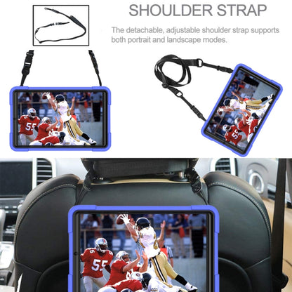 For Samsung Galaxy Tab A 8.4 T307 Contrast Color Robot Silicone + PC Tablet Case(Dark Blue Black) - Tab A 8.4 (2020) by buy2fix | Online Shopping UK | buy2fix