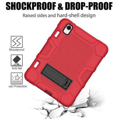 For iPad mini 2024 / mini 6 Contrast Color Robot Silicone + PC Tablet Case(Red Black) - iPad mini 6 Cases by buy2fix | Online Shopping UK | buy2fix