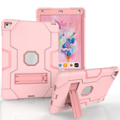 Contrast Color Robot Silicone + PC Tablet Case For iPad 6 / iPad Pro 9.7 2016(Rose Gold) - iPad Pro 9.7 inch Cases by buy2fix | Online Shopping UK | buy2fix